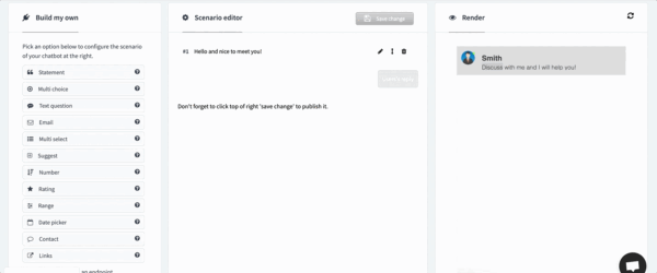 Chatbot solution to capture and convert visitors into leads-1