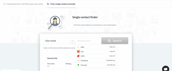 Find emails from first name, last name and company name - Image 2