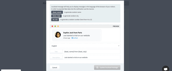 Social proof notification widget to increase credibility on your website-1