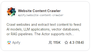 Website Content Crawler
